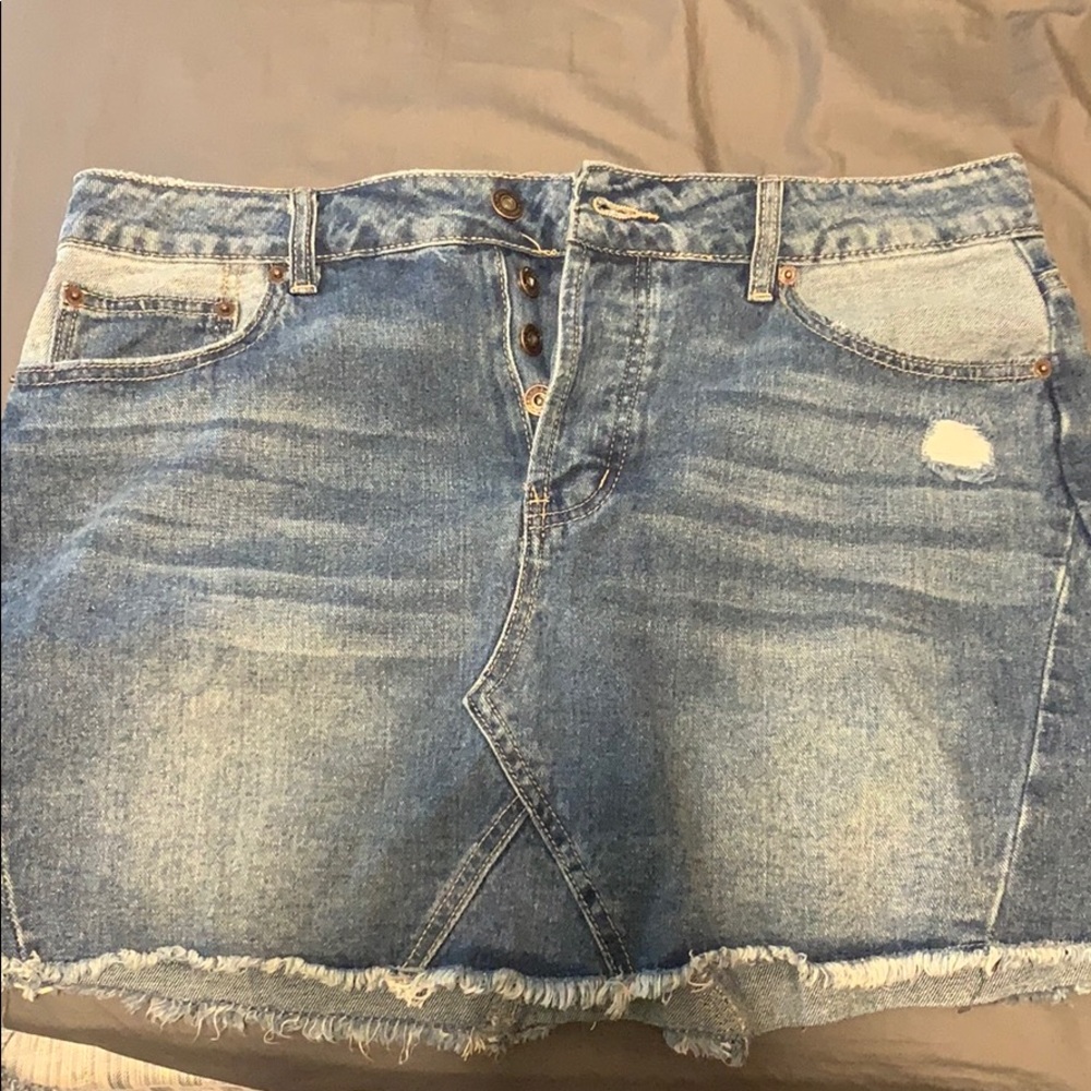 jean skirt